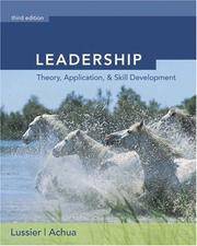 Effective leadership by lussier and achua pdf